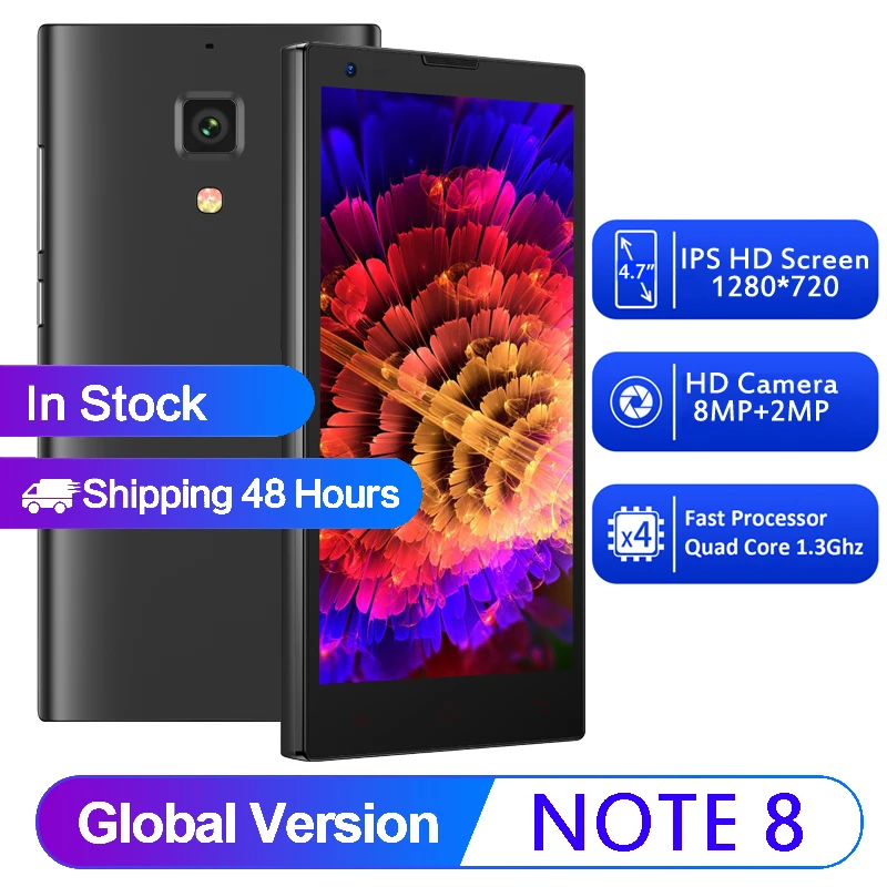 Смартфоны Global Note 8 Celulares 1 ГБ ОЗУ Гб ПЗУ Мп HD 1280x720 четырехъядерный процессор MTK6580