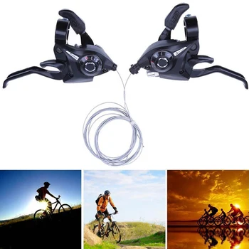 

7/21 Speed Road Bike Shifter Brake Lever Front Rear Derailleur Aluminum Alloy