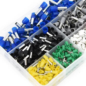 

Ferrule Tool Crimper Plier for 0.25~6.0mm Crimping Cable End-sleeve+800xTerminal