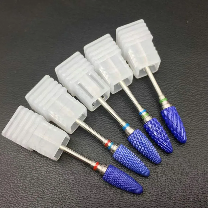 RIKONKA 1 шт. керамические сверла для ногтей фрезы для Электрический маникюр ногтей дрель маникюрный станок аксессуары пилки для ногтей инструмент