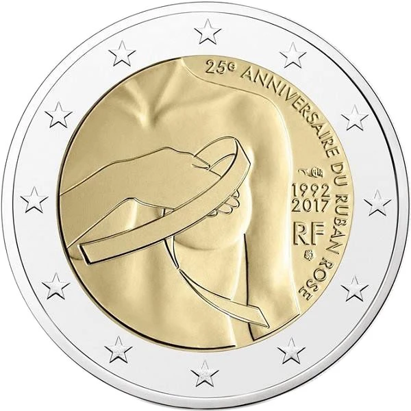 France 2 Eu Dollar 08 Edition Europe Original Bicolor Commemorative Coin Unc New 1pcs Non Currency Coins Aliexpress