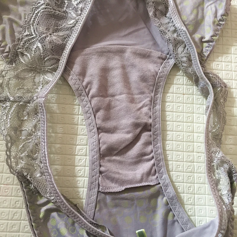 Женские большие трусики, ropa interior femenina, высококачественные шелковые трусики, средняя талия, сексуальное кружевное нижнее белье, распродажа