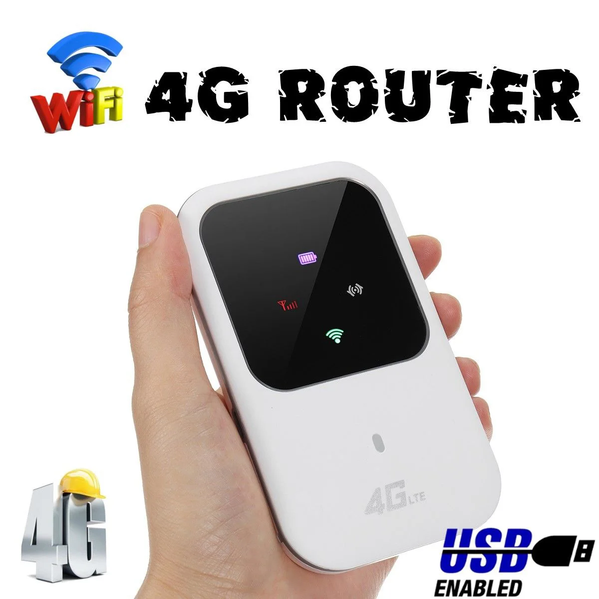 

Portable 4G Router LTE Wireless Car Mobile Wifi Hotspot SIM Card Slot Unlock 3G/4G Network Support VPN