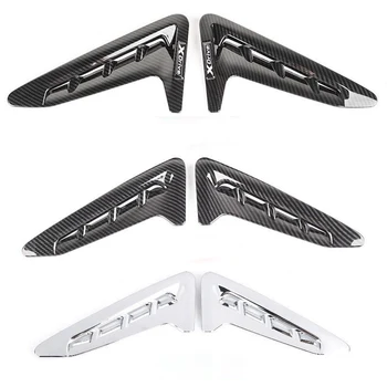 

Car accessories ABS flexible Carbon fiber Side Marker Fender air flow car sticker For BMW X3 X4 2018 25i 28i 30