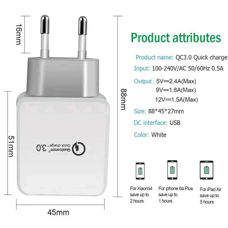 USB зарядное устройство для samsung s10 s 10 s8 s9 plus a50 a70 телефон зарядное устройство для iPhone Xiaomi huawei настенное зарядное устройство адаптер телефон зарядное устройство