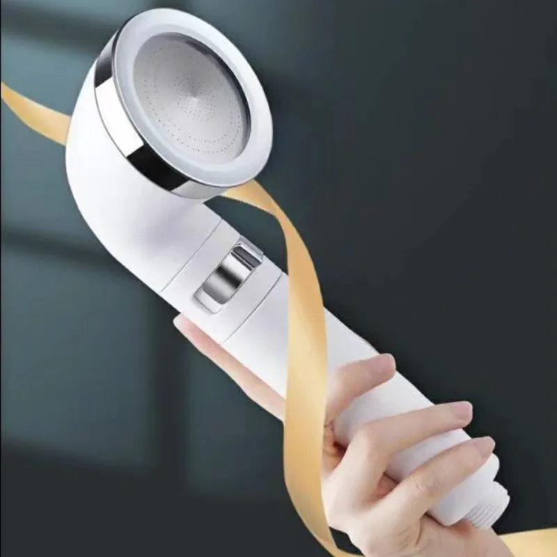 Japan Beauty Skin Pressurized Shower Head Dechlorination Double Filter
