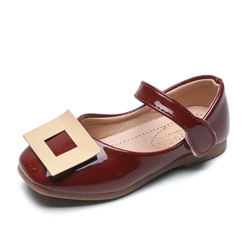 

Girls Leather Shoes Spring New Fashion Solid Color Kids Baby Girl Sneakers Flat Casual Infant Big Girl Shoes SM079