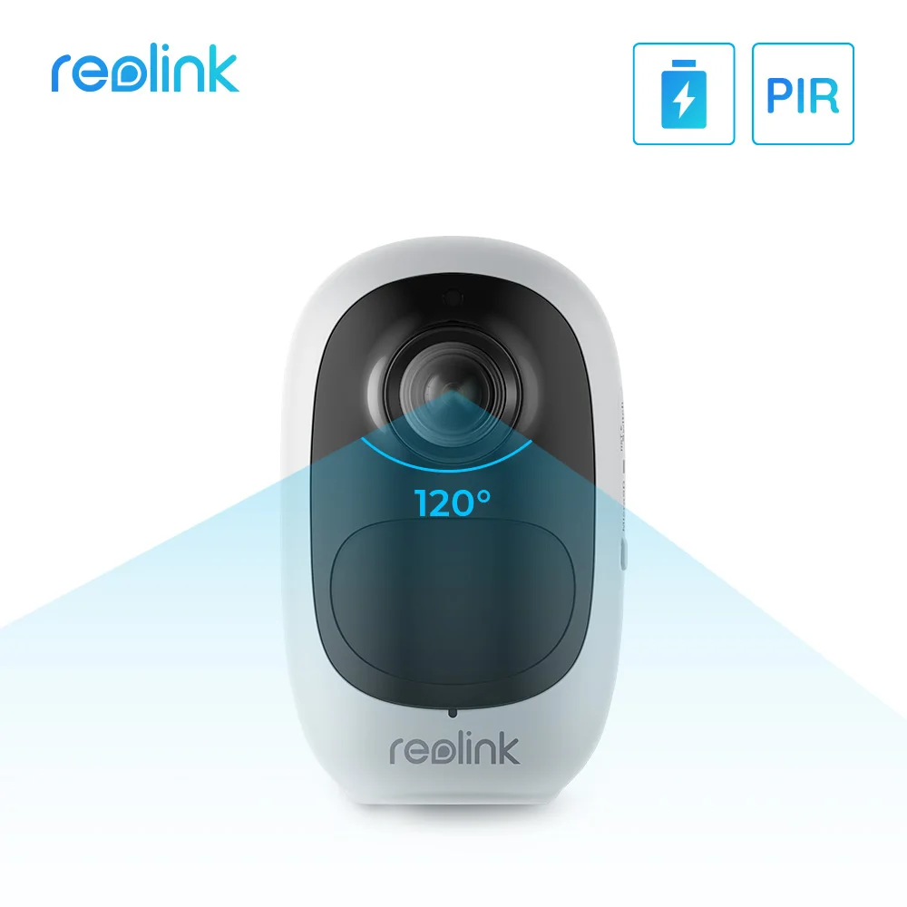 Reolink Argus 2E Solar-Powered WiFi Camera Outdoor 1080p Full HD PIR Motion Detection 2-Way Audio Wide Viewing Angle Google Home