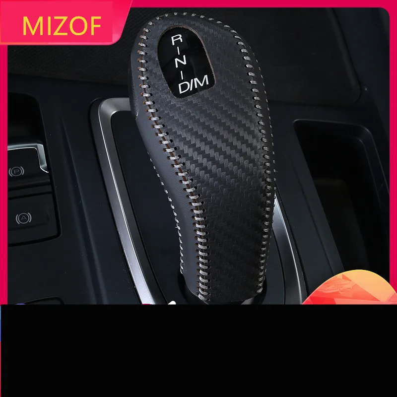 

Real Leather Carbon Fibre Protective Gear Shift Collars For Great Wall Haval Hover F7 F7X CAB182