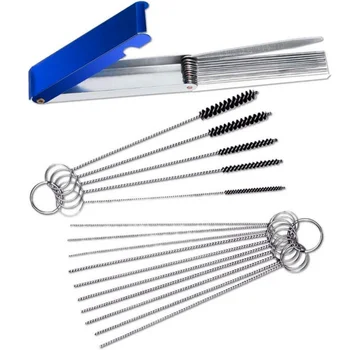 

Carburetors Carbon Dirt Jet Remove Cleaner Cleaning Wires Set Cleaning Needles Nylon Brushes Tool Kit