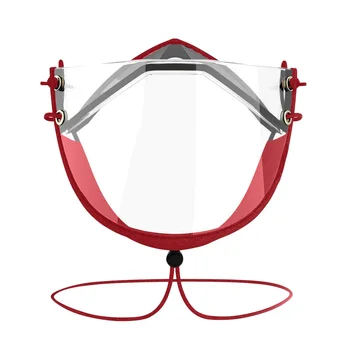 

Face Mask Tools Home Home Decor Clear PET Shield High-Definition Transparent Face Shield Adjustable Lip Language Shield J2Y