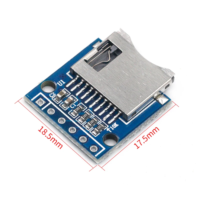 Плата расширения Micro SD для карт TF защитный модуль памяти с контактами Arduino ARM