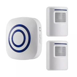 Wireless Motion Sensor Alarm System for Home Security and Indoor Driveway Protection (2 sensors 1 receiver)