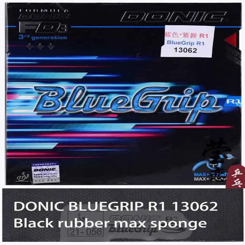 Donic bluegrip V1 and R1 