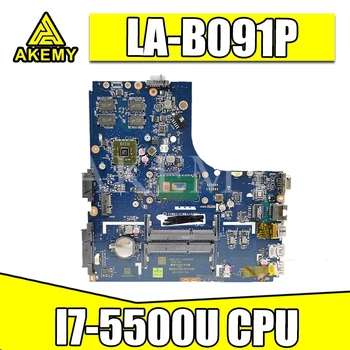 

Akemy For Lenovo B40-80 B40-70 E40-70 Laotop Mainboard LA-B091P Motherboard with R5 M230 I7-5500U CPU