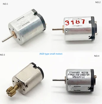 

Mini DC Speed 3V 1V 6V 7.5V motor FF-N20 DIY CW CCW Toy car toothbrush Fingerprint coded lock USB fan parts