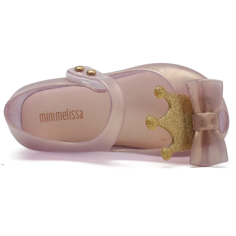 Детские Нескользящие сандалии желе Mini Melissa пляжные для мальчиков и девочек SH19091