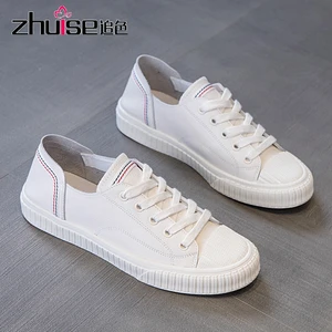 Women's shoes autumn 2020 new breathable casual shoes leather white shoes women flat shoes pumps women single shoes