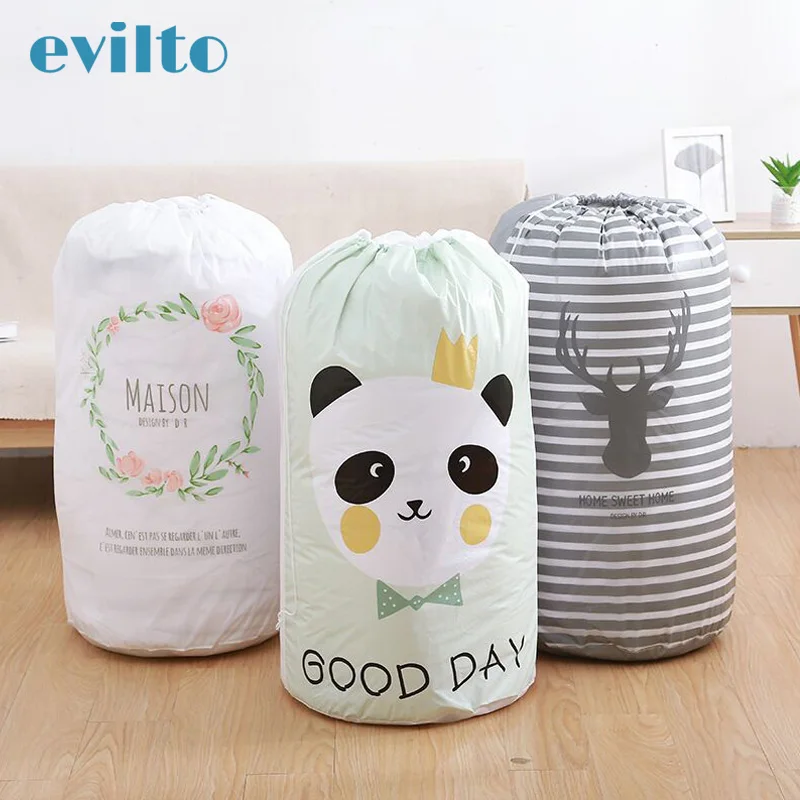 Evilto Waterproof Organizer Storage Bag Clothe Packaging Toy Bag Large Clothes Luggage Bag Vacuum Bag for Pillow Blanket Bedding