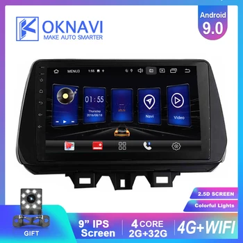 

OKNAVI Car Radio for Hyundai Tucson 2019 Multimedia Android 9.0 2Din 9 Inch Stereo Player Autoradio GPS Navigation 4G WiFi MP3