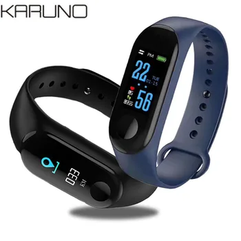 

KARUNO Smart Watch Men Women for iOS Android Blood Pressure Heart Rate Monitor Bracelet Fitness Tracker Smart Band Sport Watch