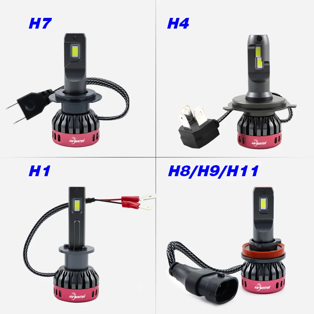 Mcdrlled 2020 новая Автомобильная фара H7 H4 Светодиодная лампа H8 H9 H11 супер яркие