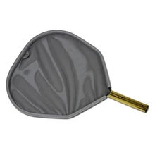 Черный лист грабли легкий профессиональный плавательный бассейн прочный сачок для чистки инструмент для спа алюминиевая рама тонкая сетка портативный практичный