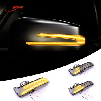 

LEEPEE Car LED Turn Signal Light For MERCEDES BENZ W221 W212 W204 W176 W246 X156 C204 C117 X117 Rear View Mirror Blinker Lamp