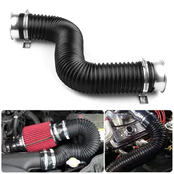 

76mm Universal Flexible Car Air Intake Pipe Inlet Hose Tube Duct Accessories 2020 Newest