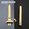 Dooroom Brass Sliding Door Lock Set Handles Gold PVD Black Interior Living Room Bathroom Balcony Kitchen ► Photo 3/6