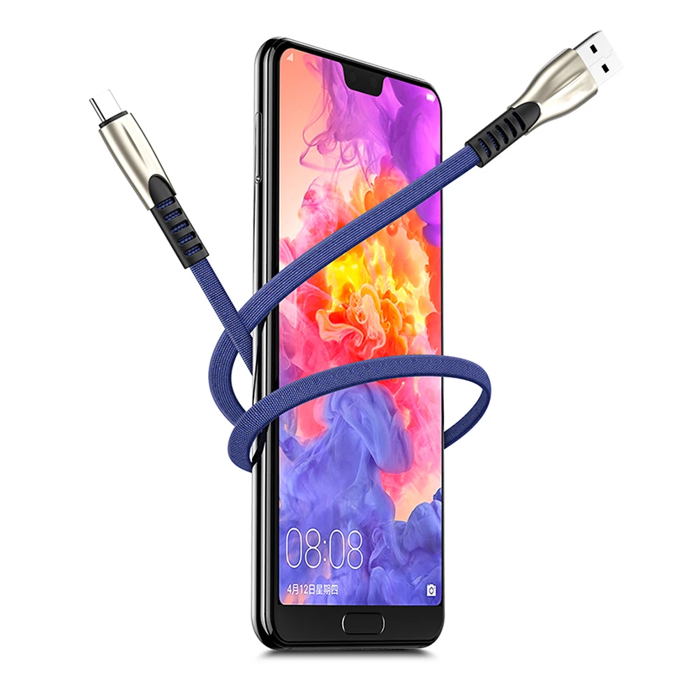 

New 5A Fast Charging USB Type C Cable for Huawei Samsung Oneplus 6t 3A Fast Charger Cable