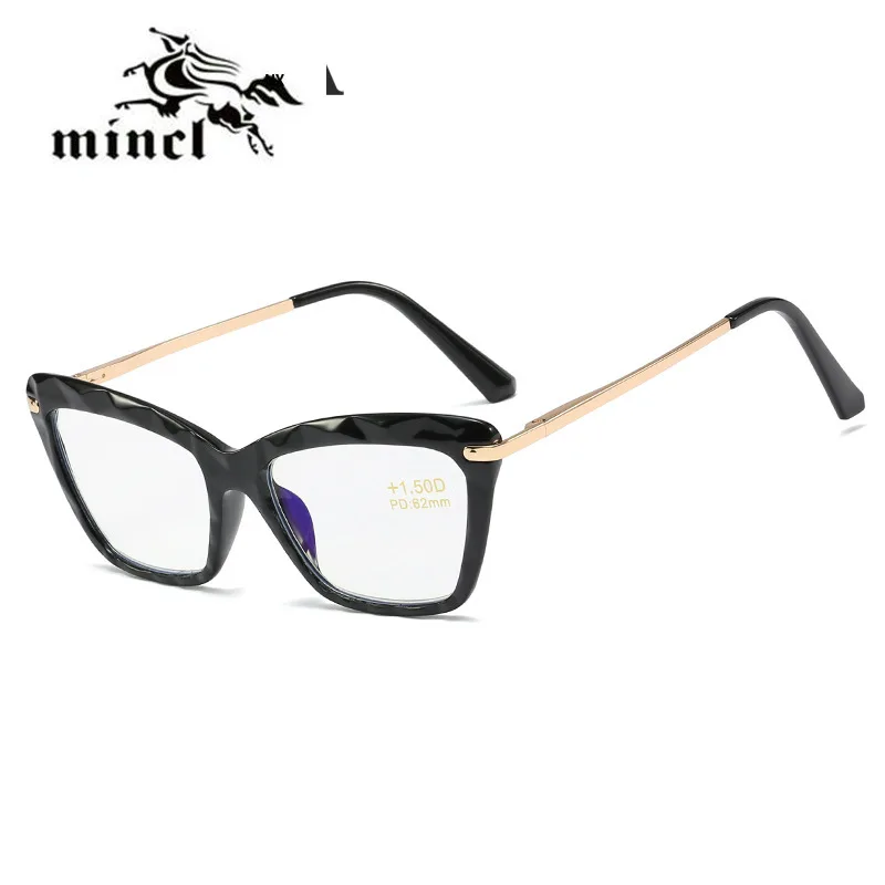 MINCL/ новые анти синие очки для чтения, прозрачные очки, ретро очки для мужчин и женщин, очки для компьютера+ 1,0+ 1,5+ 3,0 с коробкой NX