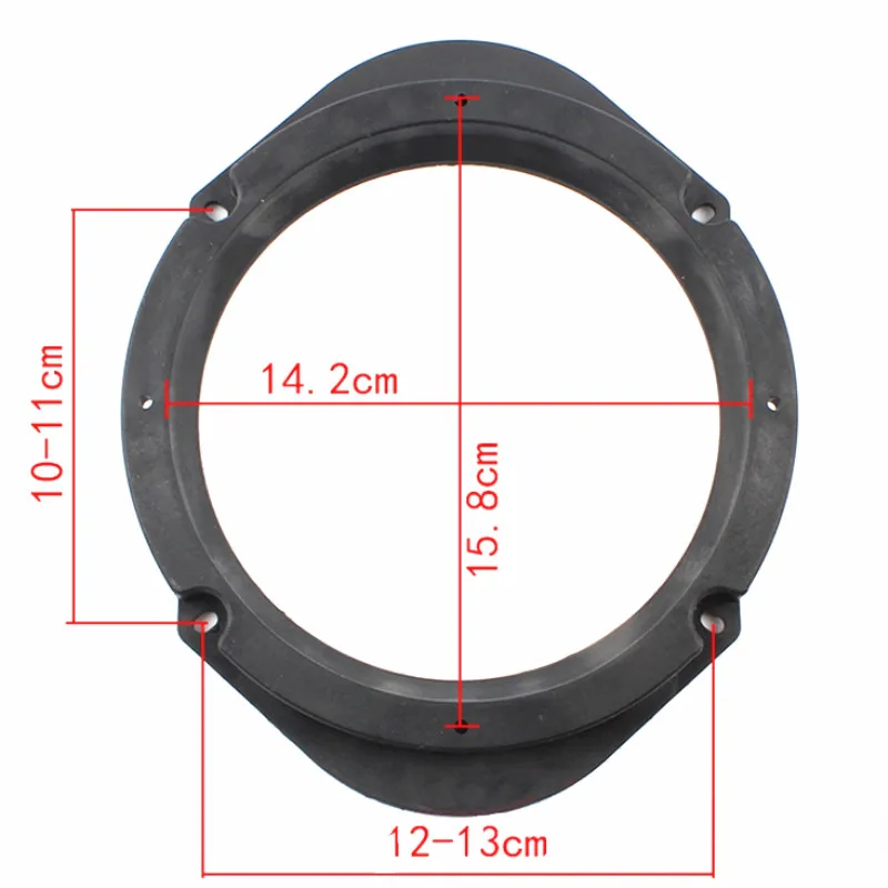 2 шт. espachador Do Altofalante Do Carro 6,5 ''Para Mazda M3 M5 M6 M8 aneis de aludio Do Carro Chifre Reequipamento Matt Montar Ada