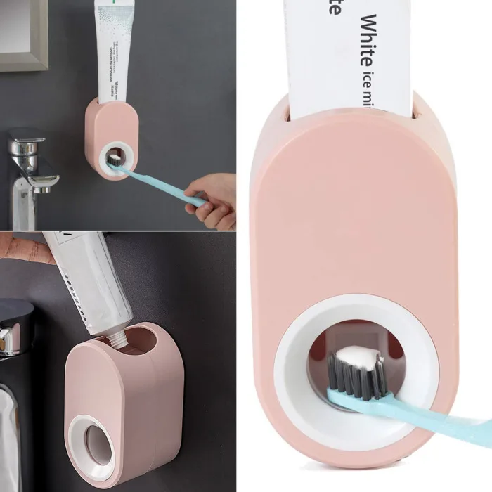 Автоматический Дозатор зубной пасты Hands Free, соковыжималка зубной пасты для семьи для ванных и туалетных комнат, универсальный P7Ding
