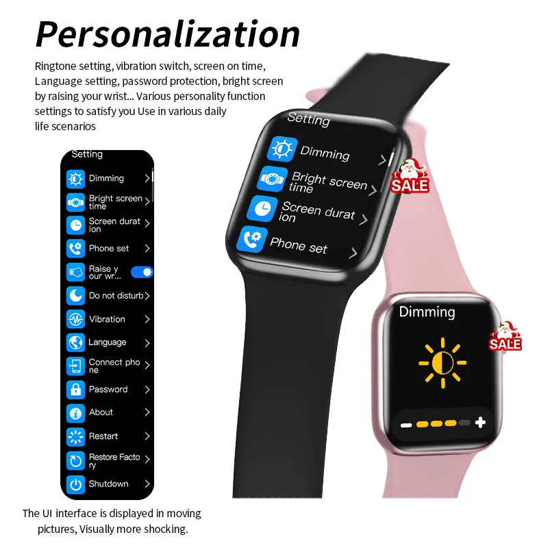 Wearpai HW16 HW12 40&44mm Smart Watch Series6 Full Screen Bluetooth Fitness Band Music Play Sport Modes Smartwatch PK IWO12 W26