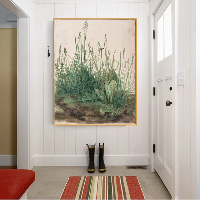 Citonผ้าใบAlbrecht Durer《Greatชิ้นTurf》ภาพงานศิลปะโปสเตอร์รูปภาพModern Wall Decorบ้านตกแต่ง 1