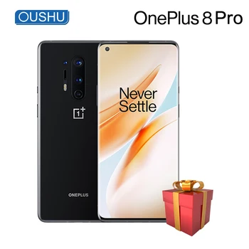 Billig Original OnePlus 8 Pro 5G Smartphone Snapdragon 865 4510mAh 30W Drahtlose Lade 6.78 ''AMOLED 120Hz Bildschirm 48MP Quad Telefon