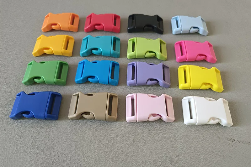 Description Picture 3 of item1PCS 25mm Webbing Plastic Curved Release Buckle For Bag Belt Straps Pet Dog Collar Backpack Paracord Sewing DIY Accessories
