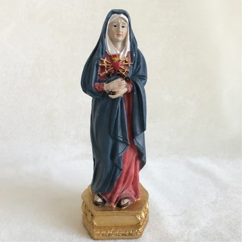 

Hot Sale Handmade Painted Our Lady Of Spain Statue Creative Resin Crafts World Tourism Souvenir Gifts Collection Home Decor