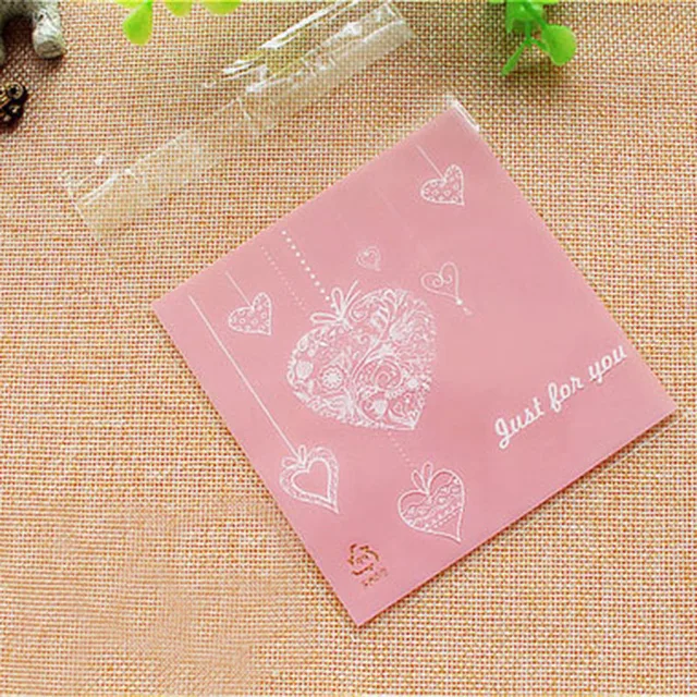 100pcs/lot 7cm Clear Candy Bag Transparent Plastic Bag Cookie OPP Bag For Wedding Birthday Party Decor DIY Gift Packaging Pouch B11