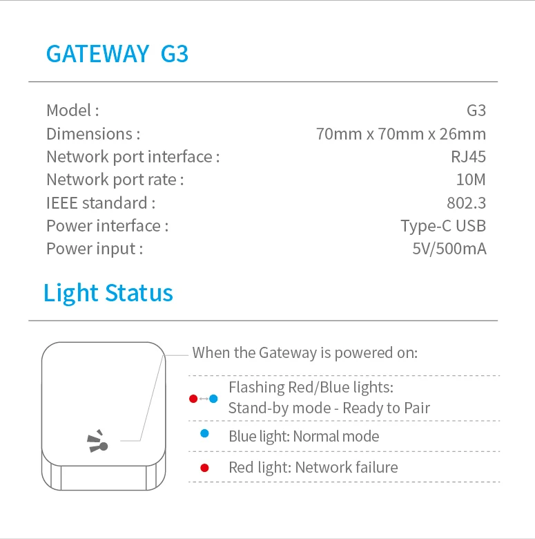 G3 TT Lock App Bluetooth Smart Electronic Door Lock wifi Adapter Gateway
