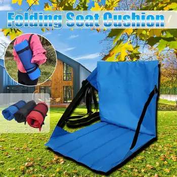 

50X46X2cm Portable Foldable Outdoor Picnic Camping Beach Chair Garden Sofa Chair Garden Chair Seats Soft Stadium Seat Cushion