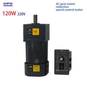 

120W 220V OPG miniature gear reduction motor + speed governor