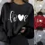 4# Модный Свитер Женский Women Long Sleeve Sweaters Color Block Cow Print Straplescollar Top Fashion Women's Sweater Lady Tops