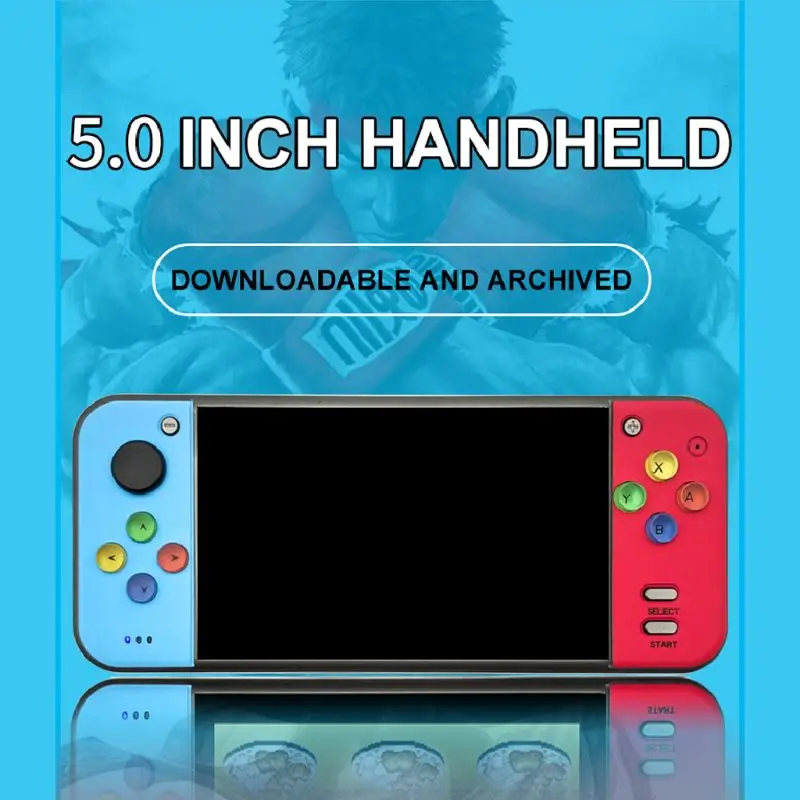 

Mini Portable 5 Inch Retro Game Console 360 Degree Joystick Handheld Game Machine Host Support High Definition TV Output