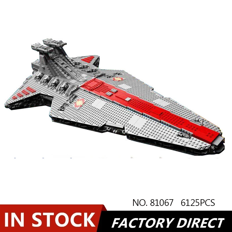 

05077 Lepinblocks The UCS Venator Class Star Destroyer ST04 6125pcs Star Movie Wars Model Building Blocks Compatible Toys