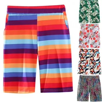 

Summer Women Sleepwear Pajamas Pants Five Points Fashion Print Sleep Bottoms Ladies Pyjamas Trousers Home Pants Female Homewear