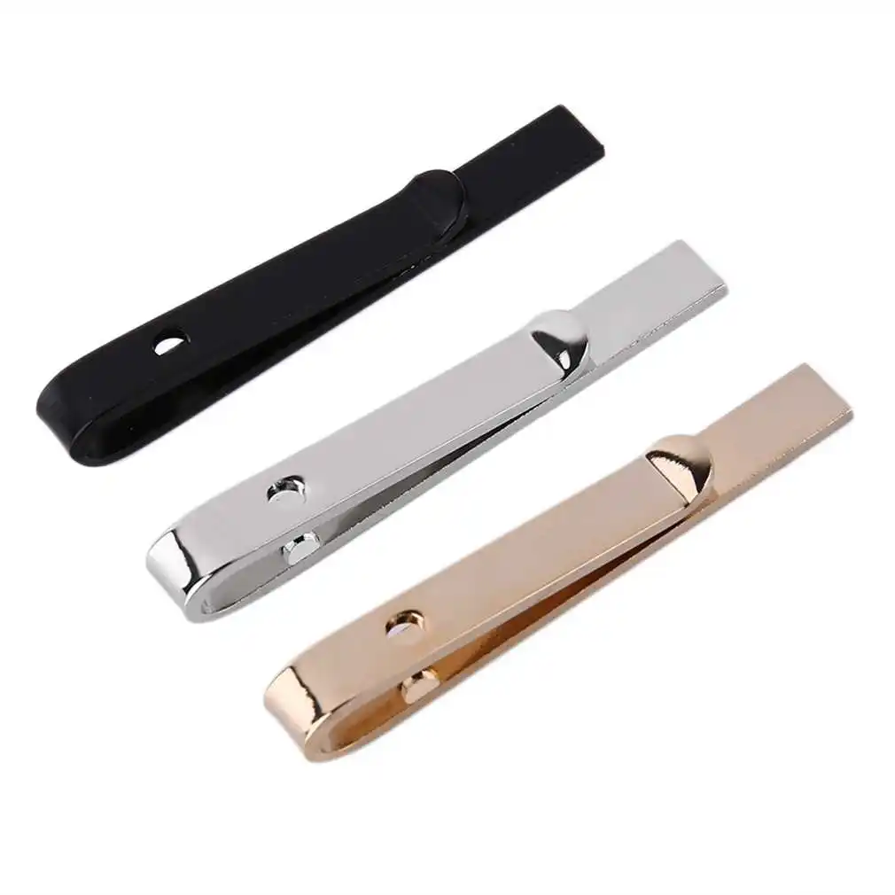 

Fashionable Men Male Classic Simple Style Shirt Tie Clip Metal Necktie Tie Skinny Tie Clip Accessories