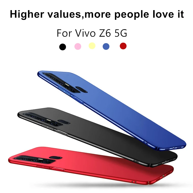 

For Vivo Z6 5G Case PC Shell Anti-skid Ultra Slim Hard Bumper Back Phone Protective case Cover For Vivo Z6 5G Cover For Vivo Z6