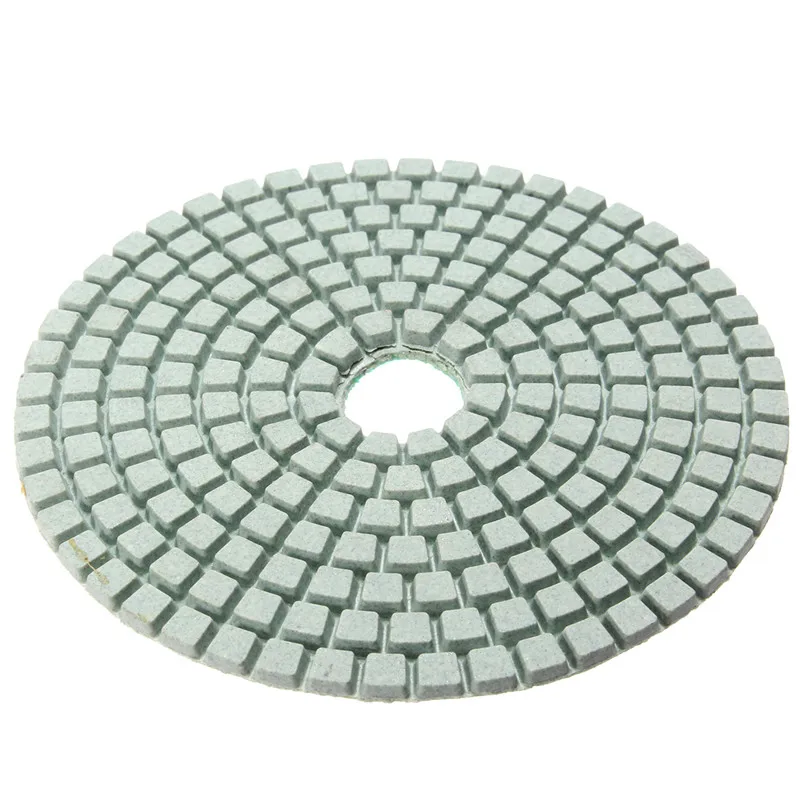 Kopen 12 stks set   100mm Schuurmiddelen Nat Droog Diamantslijperij Pads Schuren Disc Grinder Voor Graniet Stone Beton marmer Polijstmachine